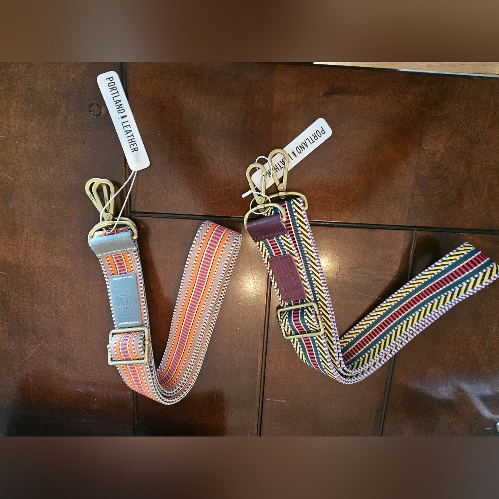 2 Portland Leather Crossbody Straps